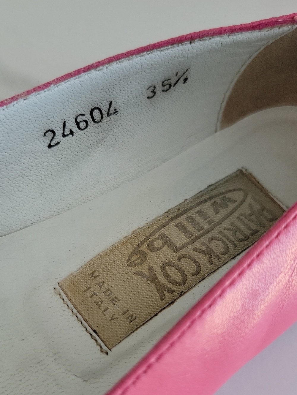 Patrick Cox Pink Leather Flats - Picture 15 of 15